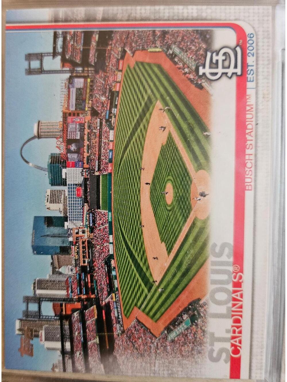 2019 Topps base card #31 Busch Stadium St. Louis Cardinals